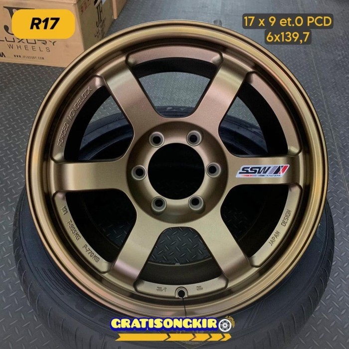 Velg mobil r17 SSW THAILAND TE37 velg ring 17 Pajero Fortuner Strada