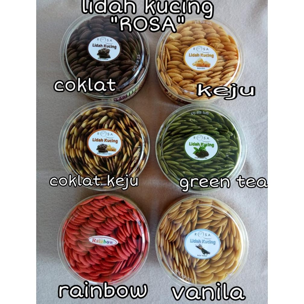 

Kue Lidah Kucing Aneka Rasa / Kue Natal Premium / Kue Lebaran Premium Rossa