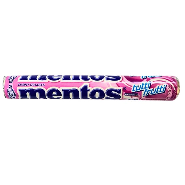 

S19191 MENTOS TUTTI FRUTTI PERMEN STICK 37.8 GR PCS MAJU BERSAMA (20250313)