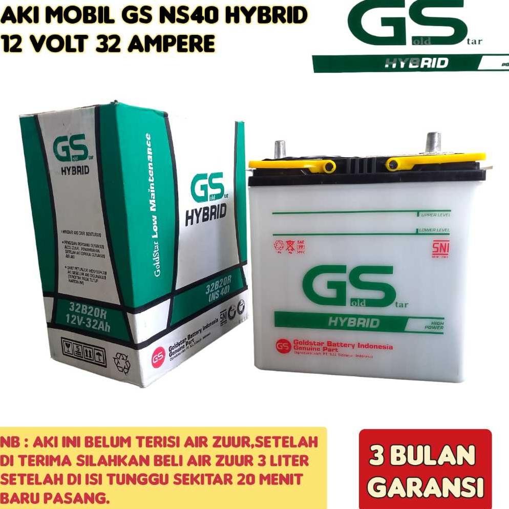 Aki Mobil Avanza/Rush/Espass/Terios/Xenia/Katana/Carry GS NS40 32 Ampere