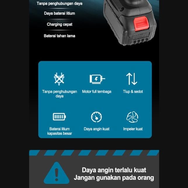 Mesin Blower Tangan Baterai Cordless Blower Tools