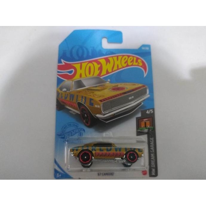 HOT WHEELS 67 CAMARO GOLD