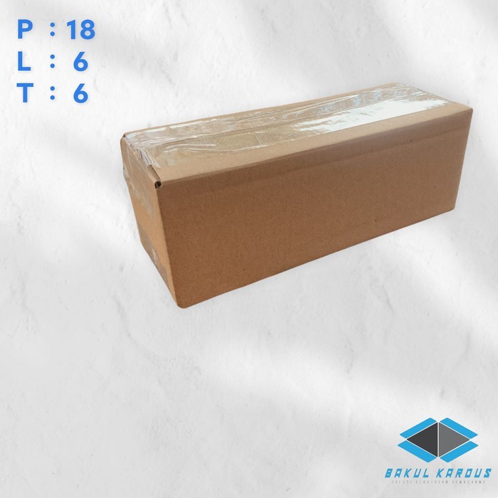 

kardus packing kardus online shop box 18x6x6 cm