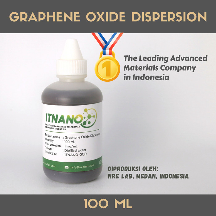 Dispersi Grafena Oksida / Graphene Oxide Dispersion - 100 Ml