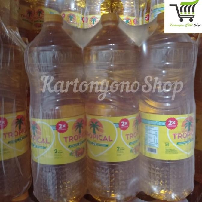 

Minyak Goreng Tropical Botol 2 liter Per Box isi 6 botol