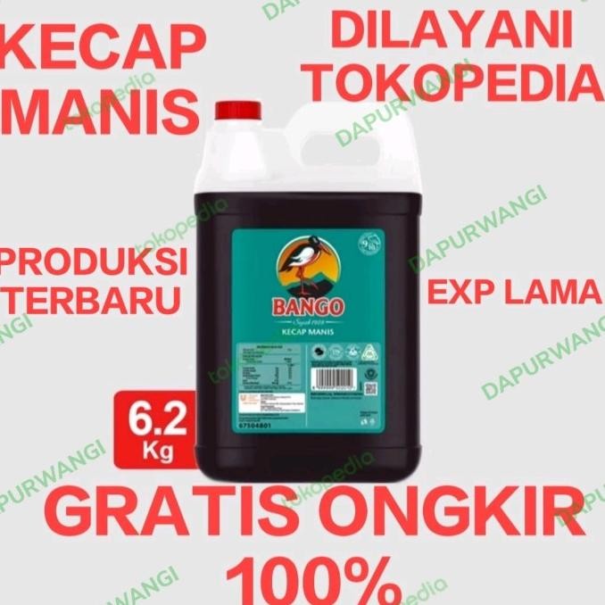 

KECAP MANIS BANGO DIRIGEN/ JERIGEN (6,5 KG) 6.2kg