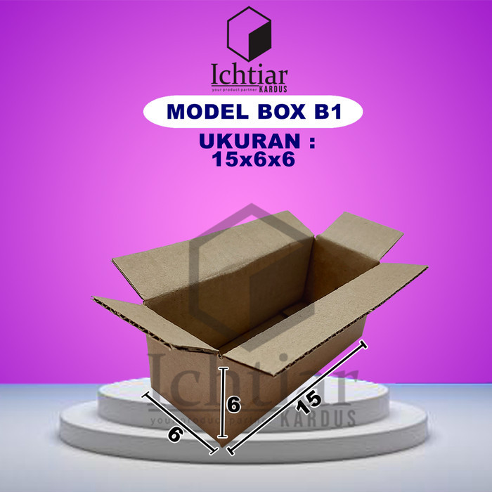 

Karton / Kardus / Box Packing Ukuran 15x6x6 Cm