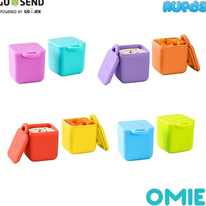

Omie Silicone Dip Containers 2pk OmieDip Wadah Kudapan Saos Bento