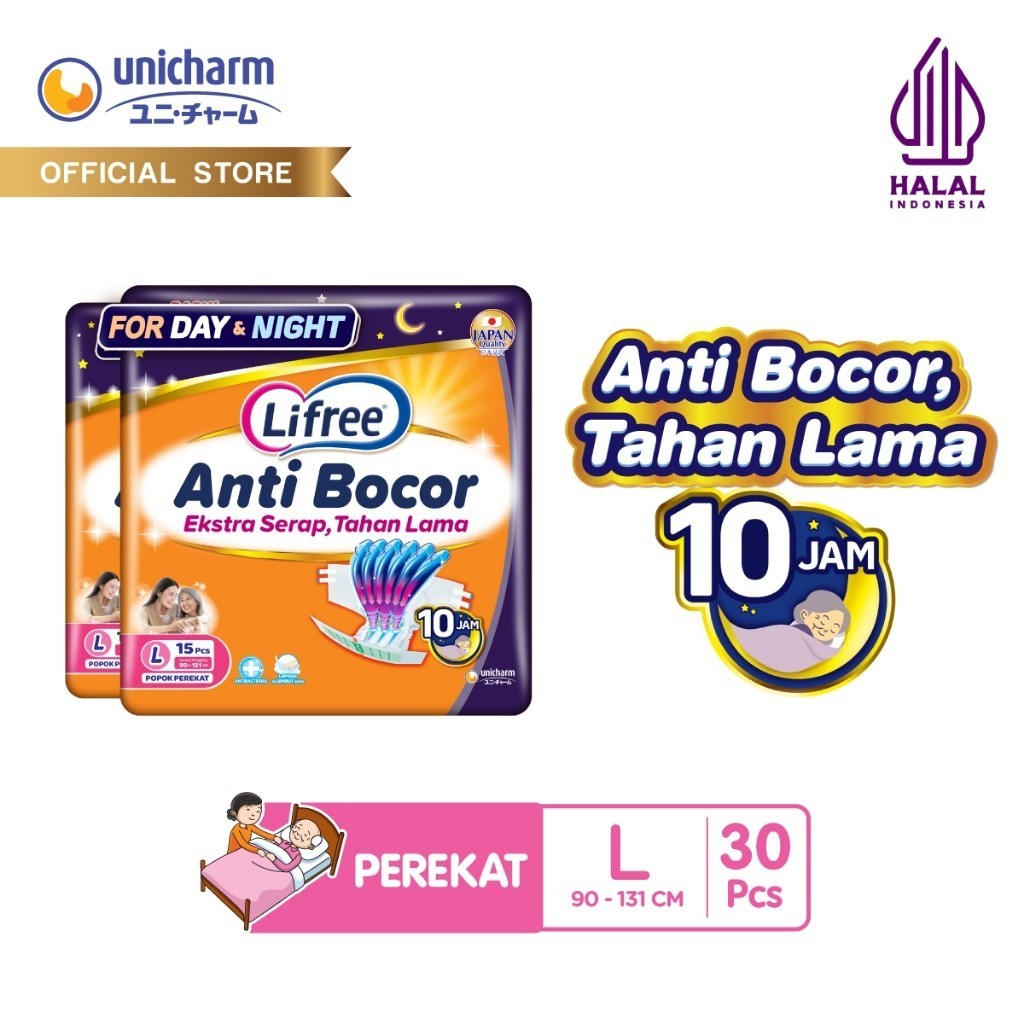 Popok Dewasa Lifree Perekat - L 15 - 2 Packs