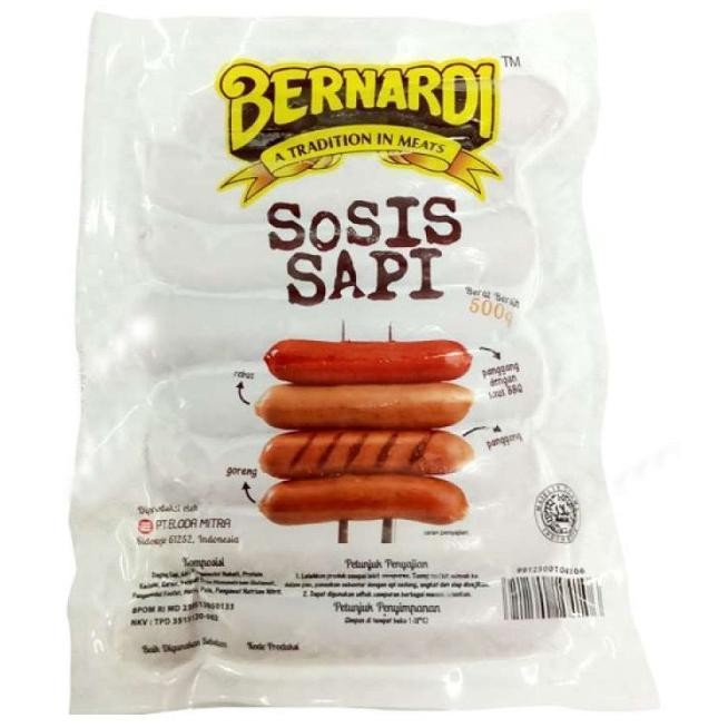 

Bernardi Sosis Sapi 10 Cm 500 Gr