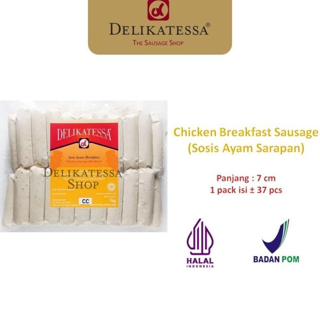 

Delikatessa Chien Breakfast (Kg) Sosis Ayam Sarapan Hotel Halal