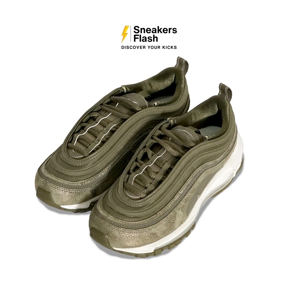 NIKE Air Max 97 Medium Olive Sepatu Sneakers Wanita - FB1289201 - Size 36.5