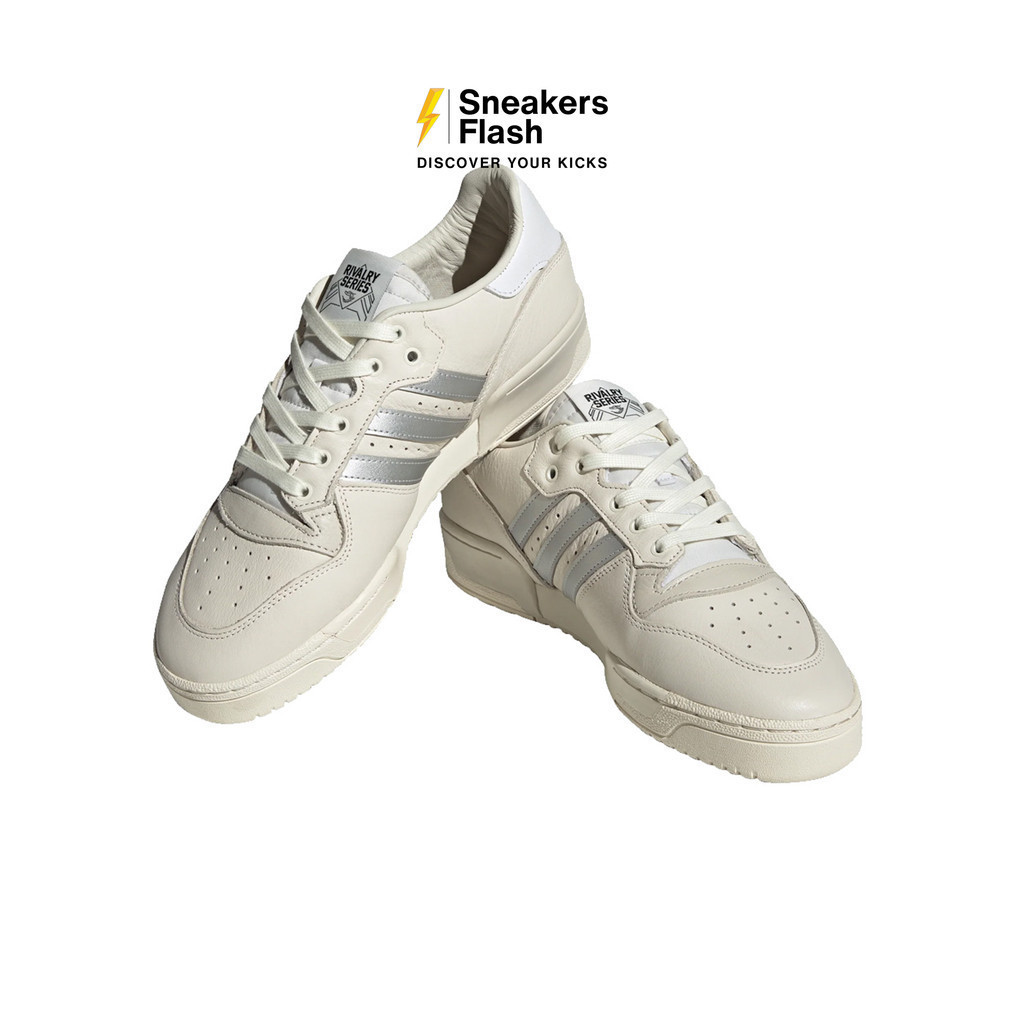 ADIDAS Riverly Low Consortium White Silver Sepatu Sneakers Pria - IF0603 - Size 44.7