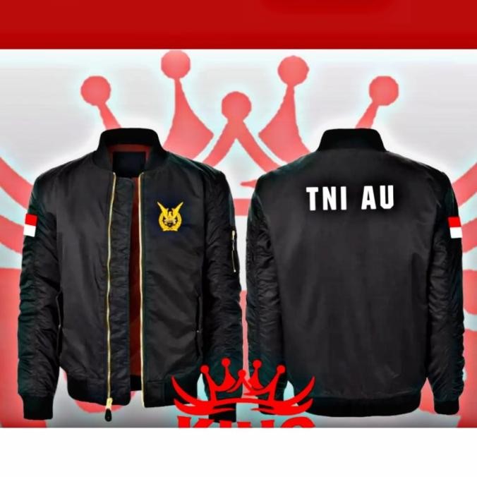 JAKET BOMBER TNI AU PRIA ORIGINAL JAKET BOMBER TASLAN ANTI AIR