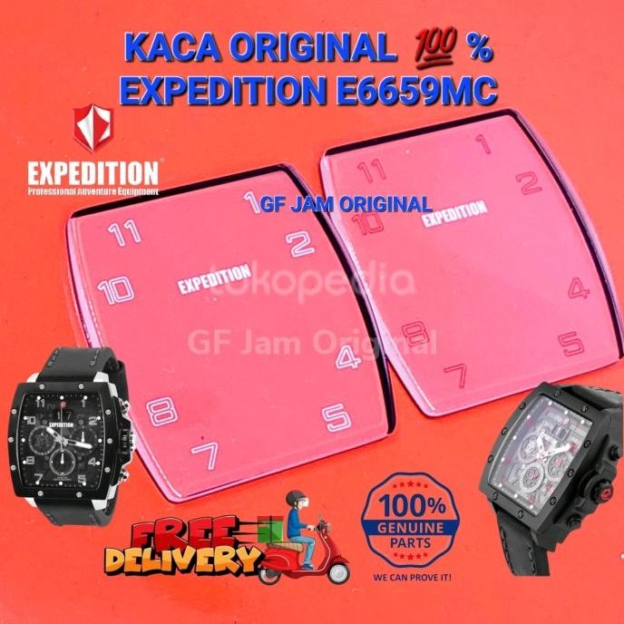 KACA JAM TANGAN EXPEDITION E6659 E 6659 MC ORIGINAL 100% SPARE PART