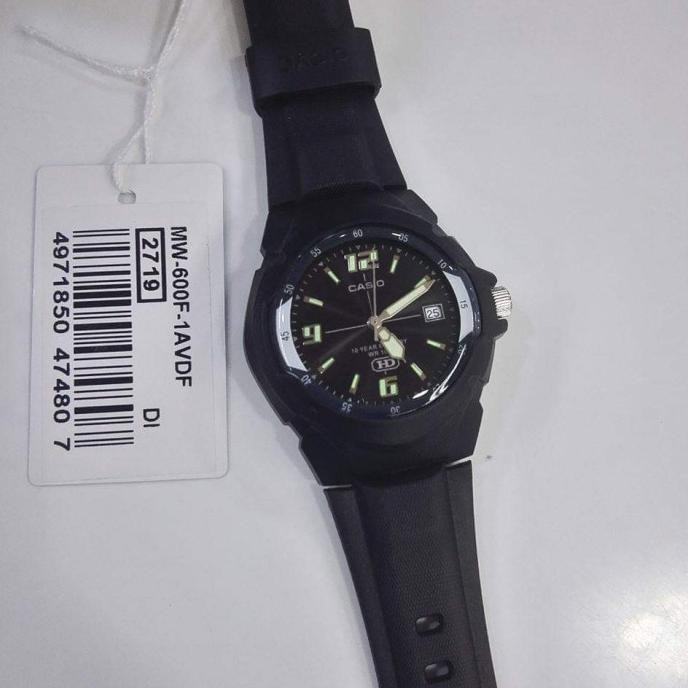 CASIO MW-600F-1AVDF MW600F-1AVDF JAM TANGAN ANALOG ORIGINAL TAHAN AIR