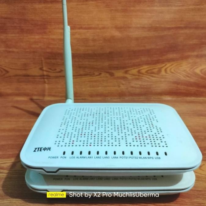 router ZTE Gpon ONT ZXA10 F660 wireless modem Aksess Point RT RW net