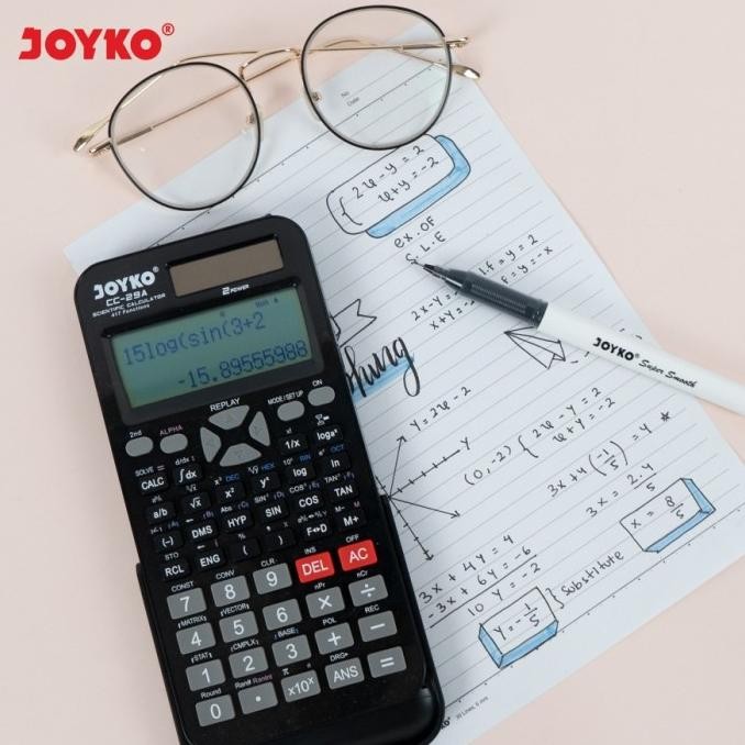 

TERSEDIA JOYKO CC-29A ~ KALKULATOR SEKOLAH / SCIENTIFIC CALCULATOR KULIAH CC29A