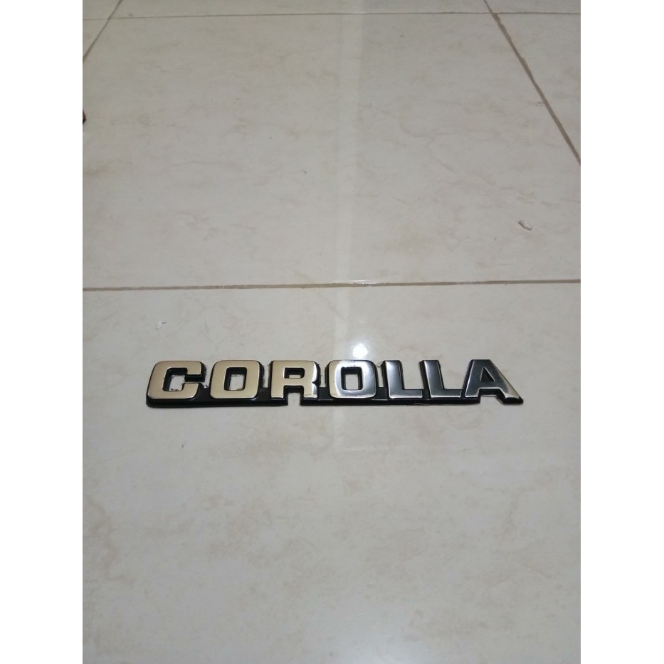 Emblem Tulisan Corolla ( Corolla Dx)
