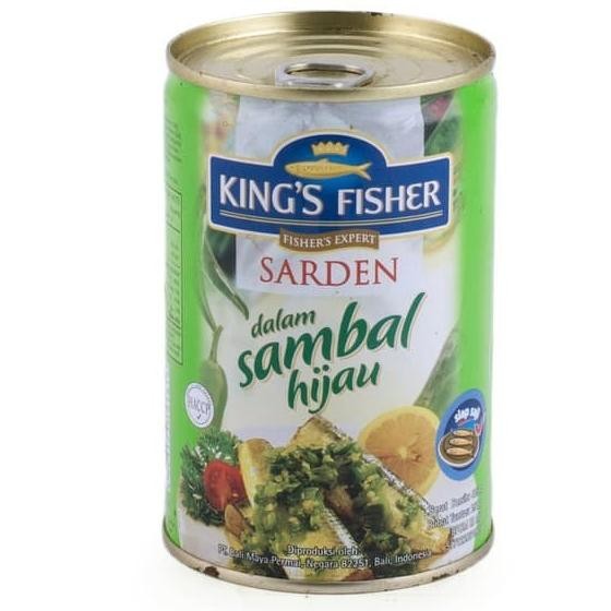 

King'S Fisher Sarden Sambal Hijau Makanan Kaleng 425 G