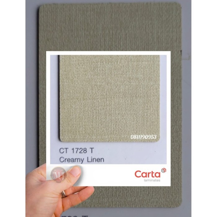 Produk Ready HPL CARTA CT 1728 T - Creamy Linen FABRIC