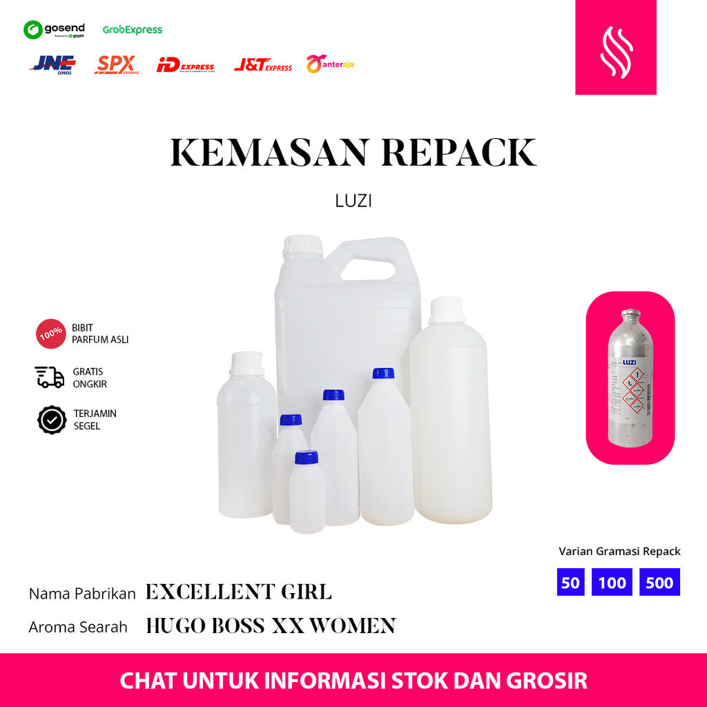 JUAL BIBIT PARFUM ASLI - LUZI - EXCELLENT GIRL - REPACK