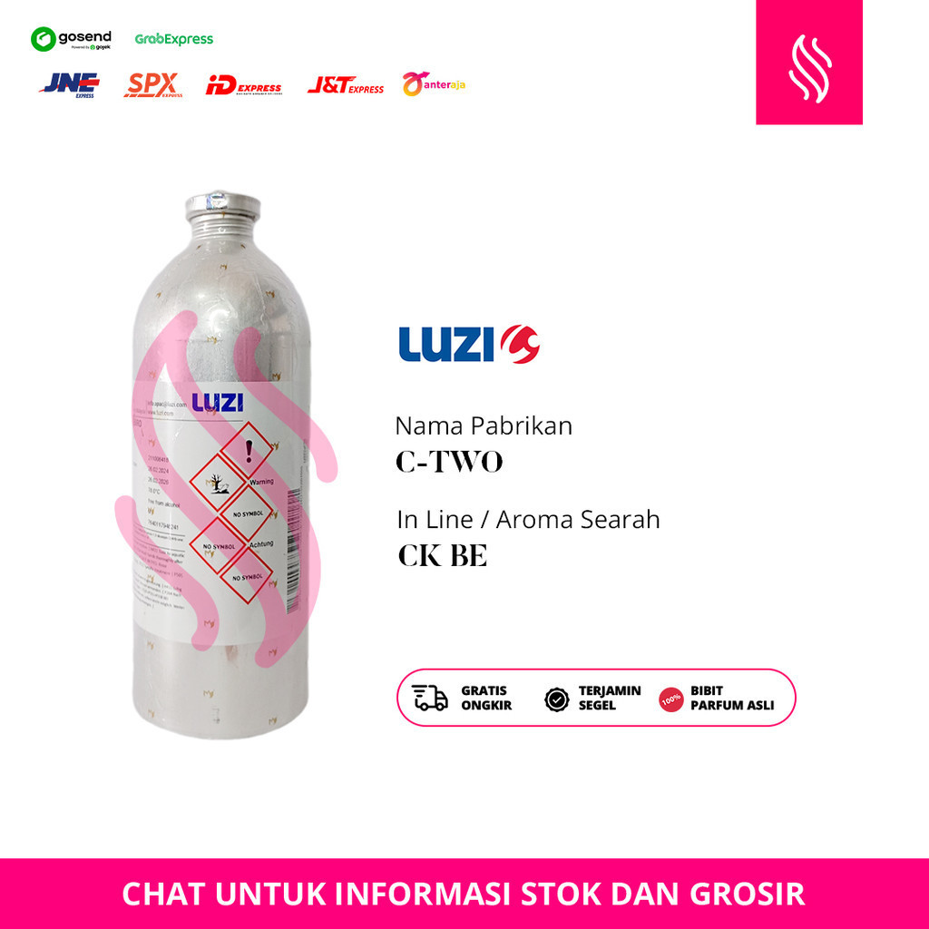 JUAL BIBIT PARFUM ASLI - LUZI - C-TWO - SEGEL - 1 KG