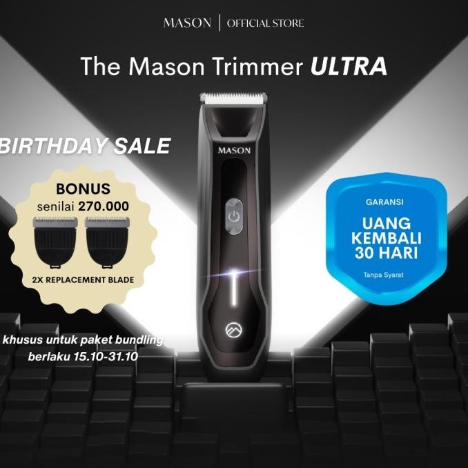 The Mason Trimmer Ultra (Alat Cukur Bulu Kemaluan/Area Sensitif)