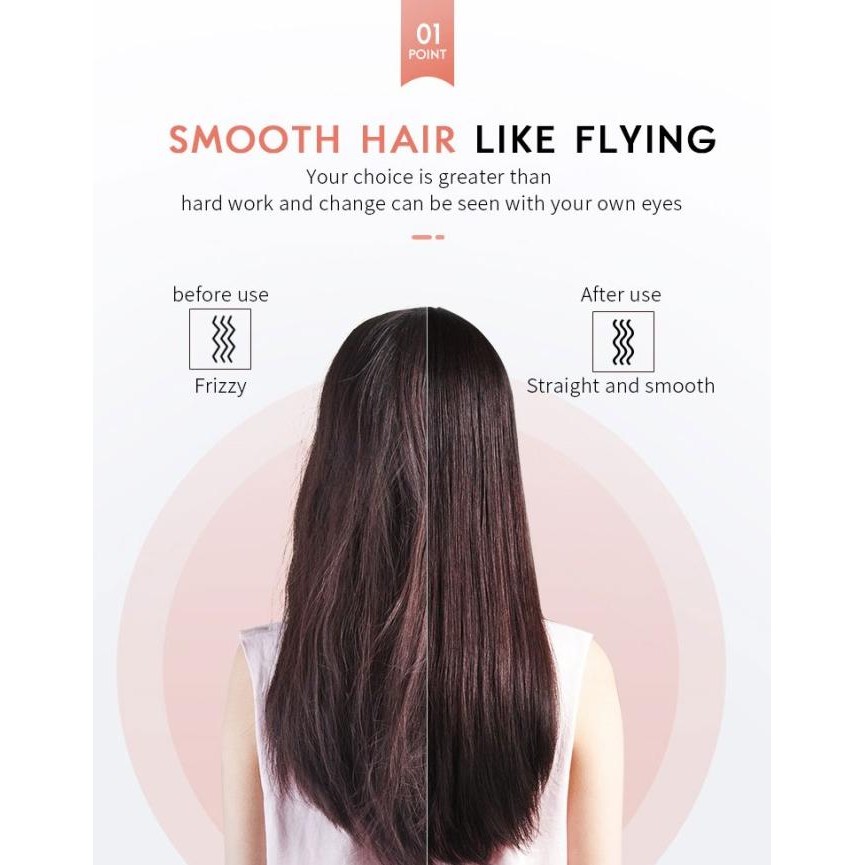 K.SKIN Sisir Catokan Pelurus Rambut Catok Rambut Straight Comb Hair