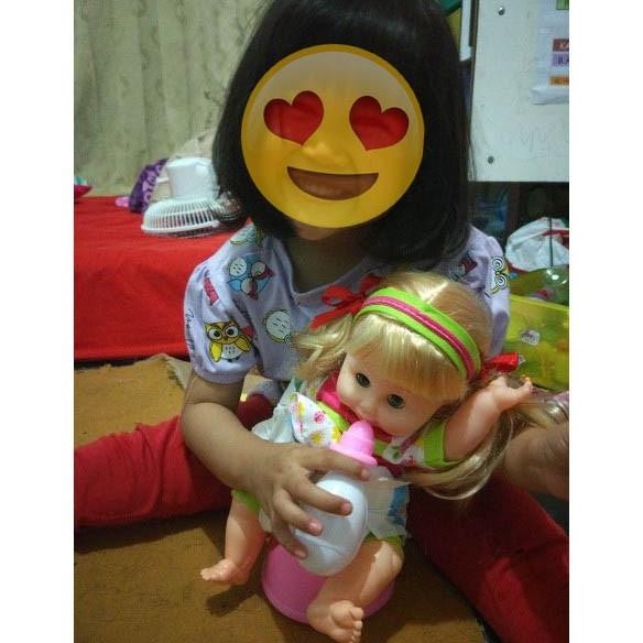 MAINAN ANAK MAINAN BONEKA LUCU BISA NGOMONG BISA PIPIS DAN BISA MINUM