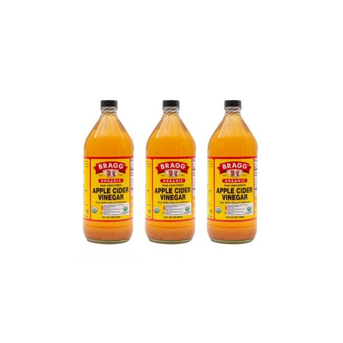 

Bundling 3 pcs Bragg Organic Raw Unfiltered Apple Cider Vinegar 946ml