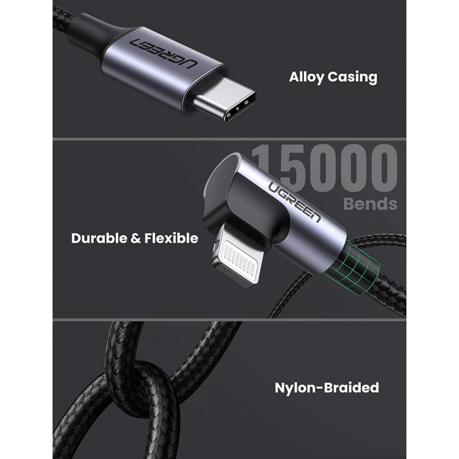 Ugreen Kabel Iphone Gaming Lightning Mfi Fast Charging 60763