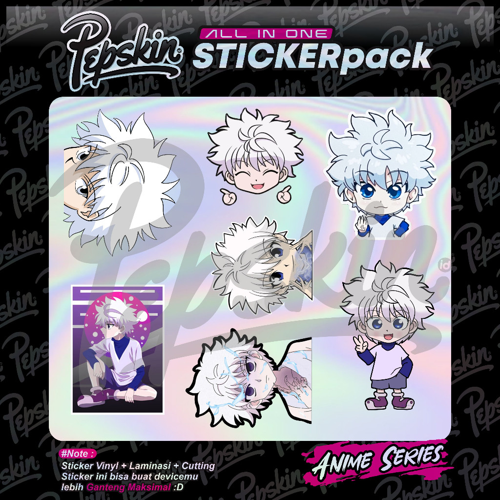 

Wrap* Pack Hologram Hxh Killua 02 Wrap Skin Stiker Garksin CUSTOM Gratis (2pcs)