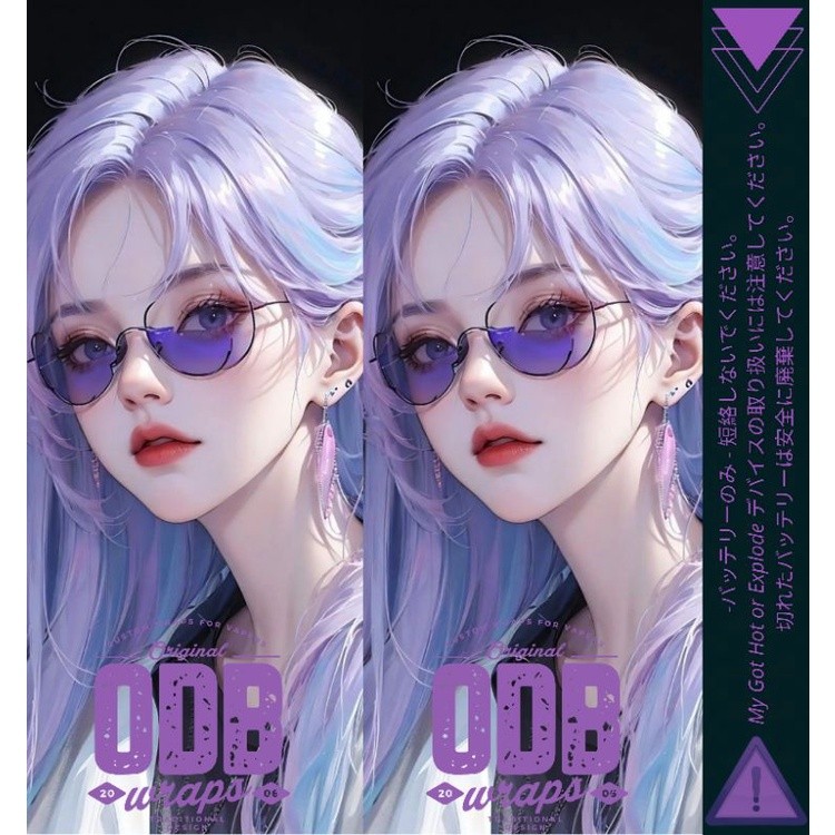 

Wrap* Stiker Wrap Baterai 18650 Odb X Waifu Volume 5 Colour 18 Wrap Skin Stiker Garksin CUSTOM Gratis (2pcs)