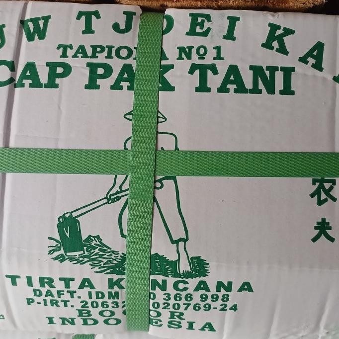 

Sagu Liauw Tjoei Kang Tapioka No 1 Cap Pak Tani (Karton)25Kg Terbaik