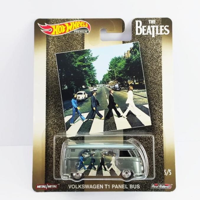 Hotwheels Volkswagen T1 Panel Bus The Beatles Hot Wheels Ban Karet