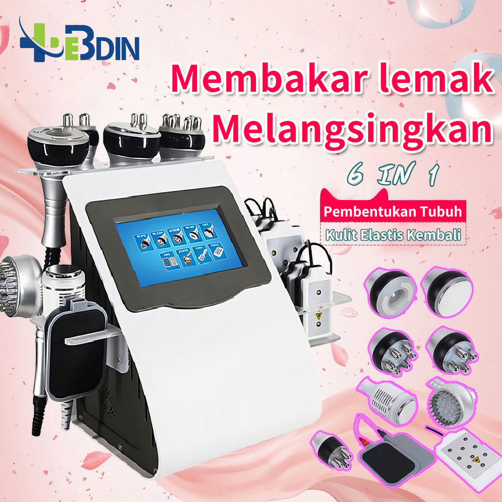 BD❤️COD❤️ Frequency lipo laser cavitasi Pelangsing Badan Alat RF Slimming machine 100% Original RF 6