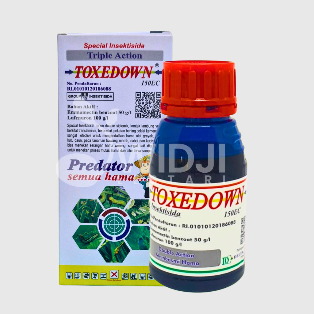 TOXEDOWN 150EC 250ml Insektisida Kontak Original Dengan Bahan Aktif Ganda Sangat Efektif Untuk Menge