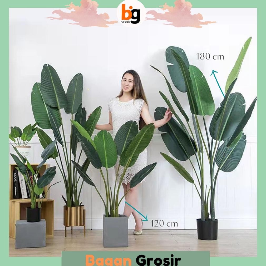 BG Pohon Pisang  informa 180cm 210cm Pohon Hias Palsu Artificial Plant PBP78