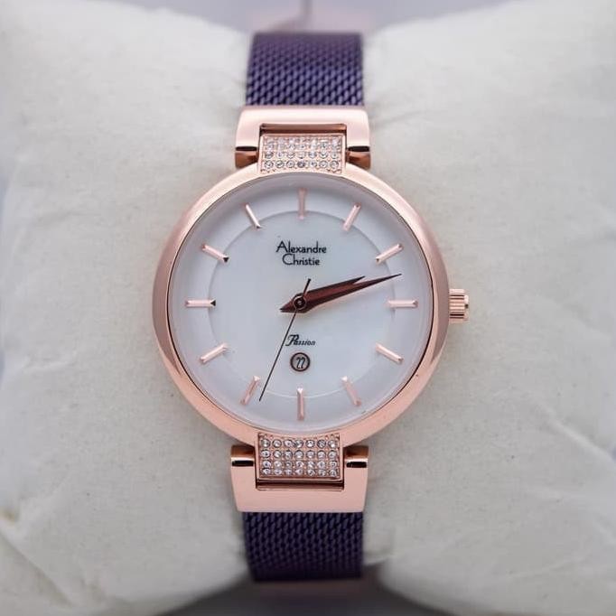 ALEXANDRE CHRISTIE AC2740 AC 2740 PASSION PURPLE ROSE GOLD JAM WANITA