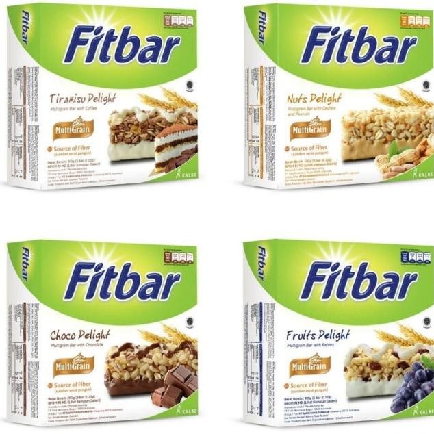 

Fitbar 5 X 22 Gram Tirasu/ Fruits/ Choco Delight Sna Sehat/