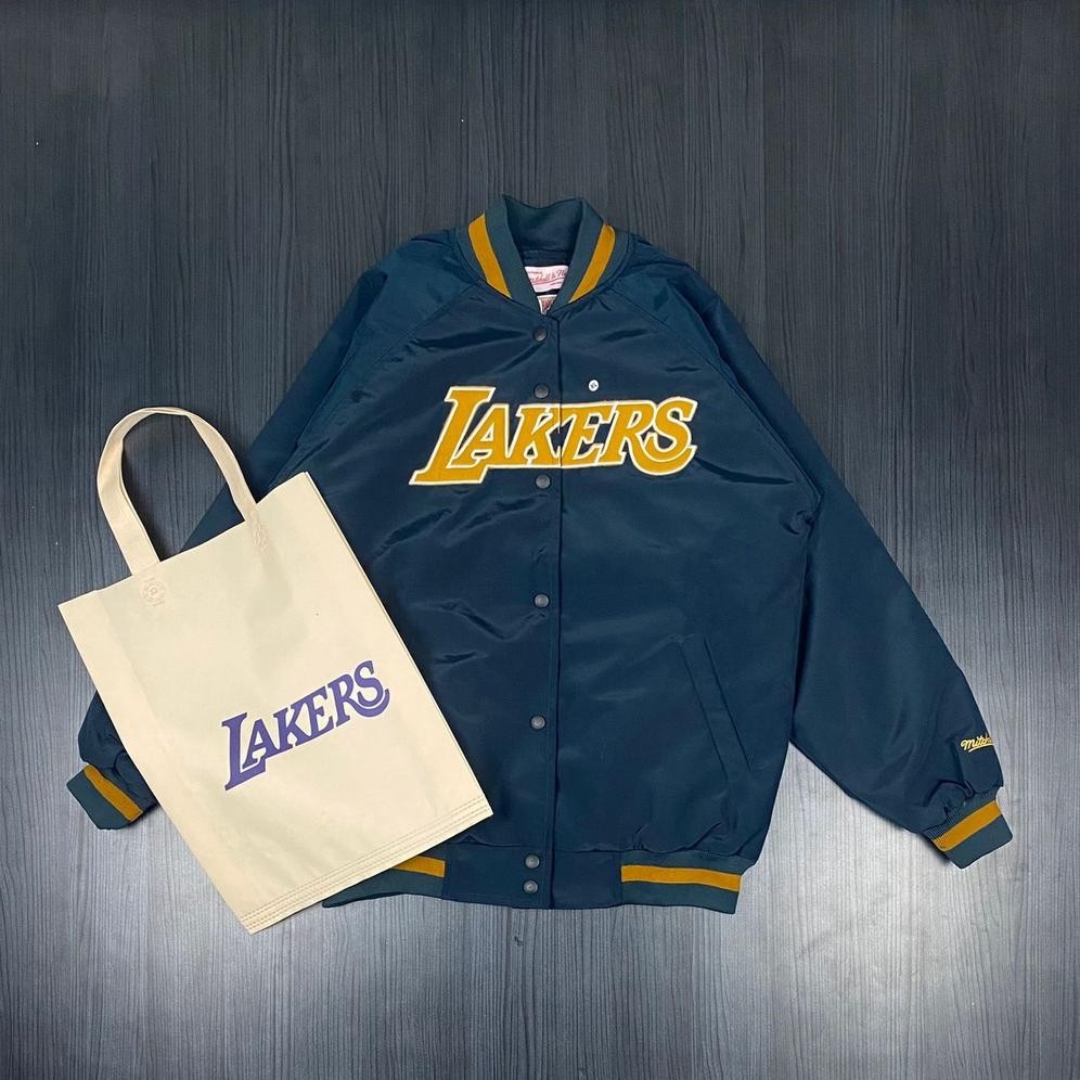 Jaket Varsity Modern Keren Bomber Lakers Nba