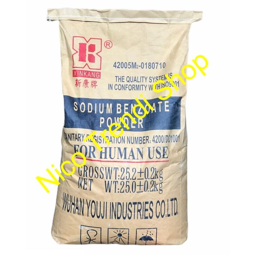 

Sodium Benzoate 25Kg Pengawet Makanan Multifungsi Barangbaru