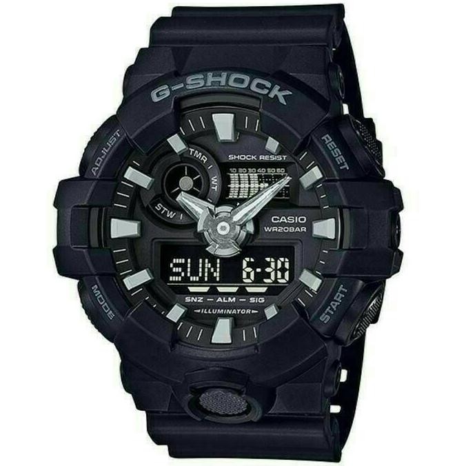 CASIO GSHOCK GA-700-1B GA700-1B JAM TANGAN ORIGINAL BEST SELLER