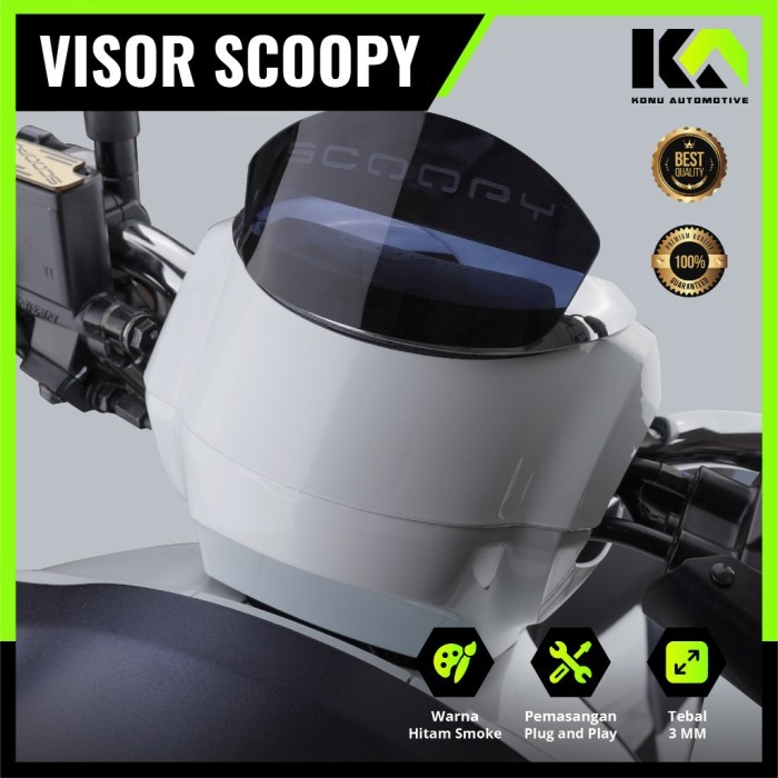 VISOR SCOOPY 2021 FRONT WINDSHIELD HONDA SCOOPY NEW 2021-2023 CANOPY BEST SELLER