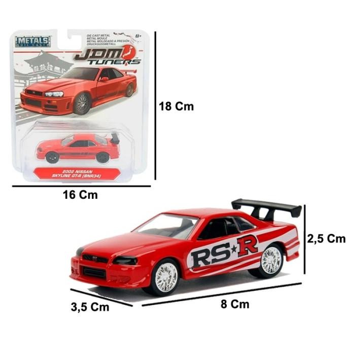 Jada - JDM tuners 2002 Nissan Skyline GT-R (BNR34) Skala 1:64