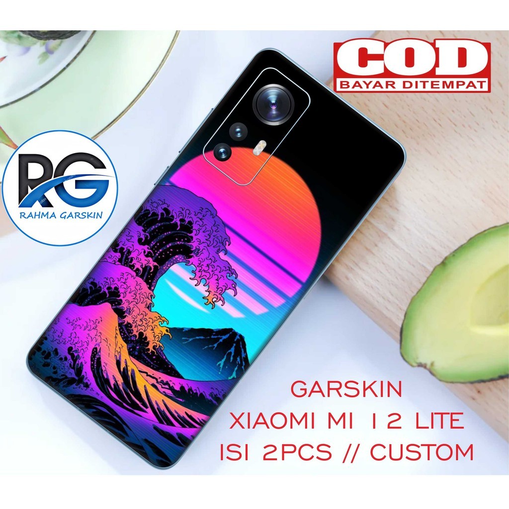 

Wrap* Xiaomi Mi 12 Lite Wrap Skin Stiker Garksin CUSTOM Gratis (2pcs)