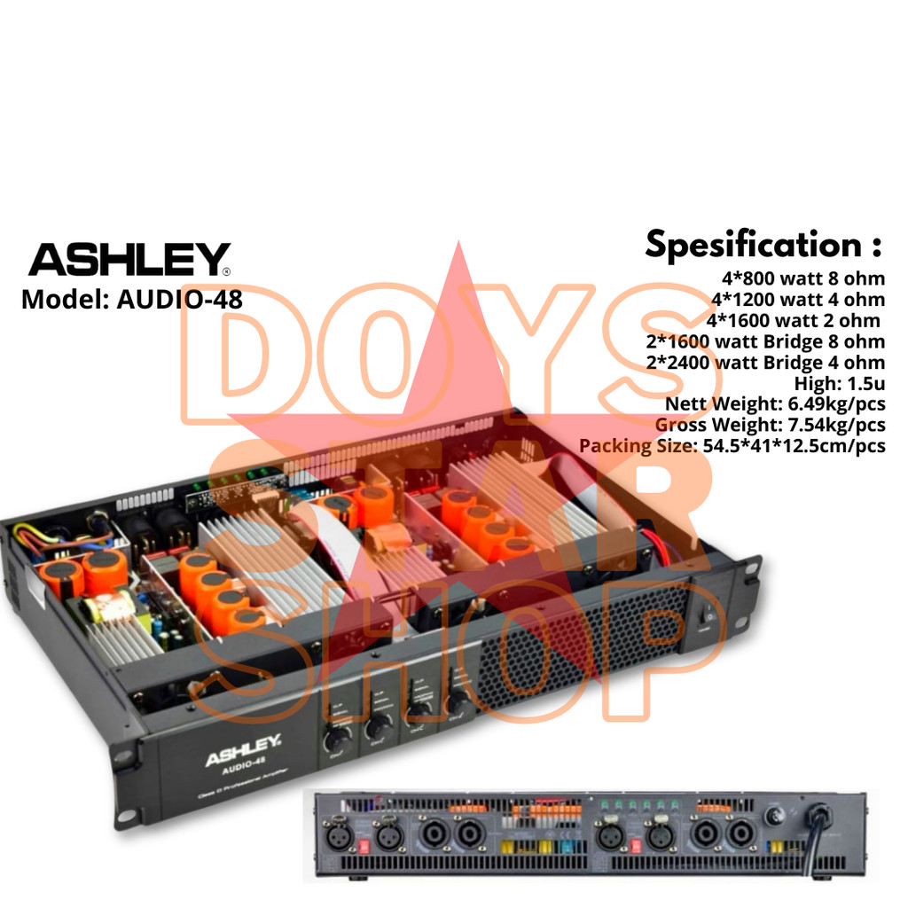 ORIGINAL POWER AMPLIFIER ASHLEY AUDIO-48