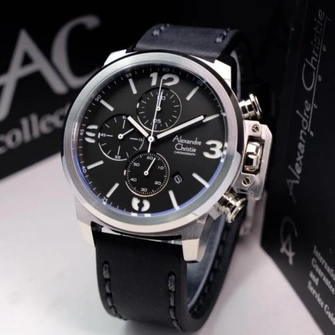 JAM TANGAN ALEXANDRE CHRISTIE AC6280MC / AC 6280 MC LEATHER