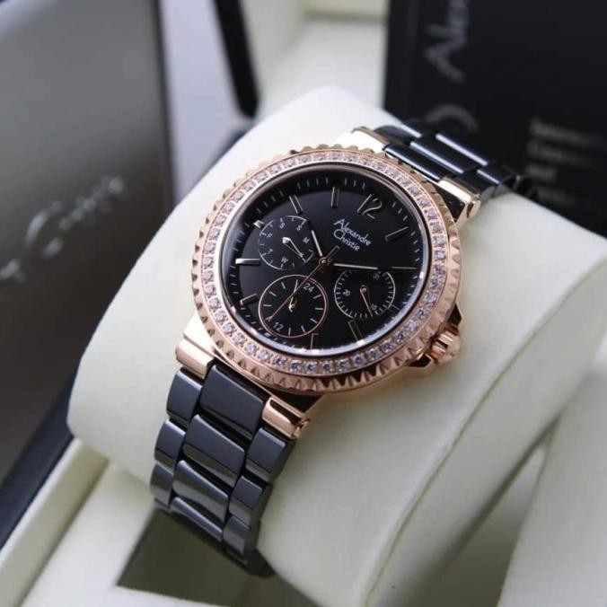 JAM TANGAN WANITA ALEXANDRE CHRISTIE AC2337 AC 2337 CERAMIC ORIGINAL GARANSI RESMI 1TAHUN